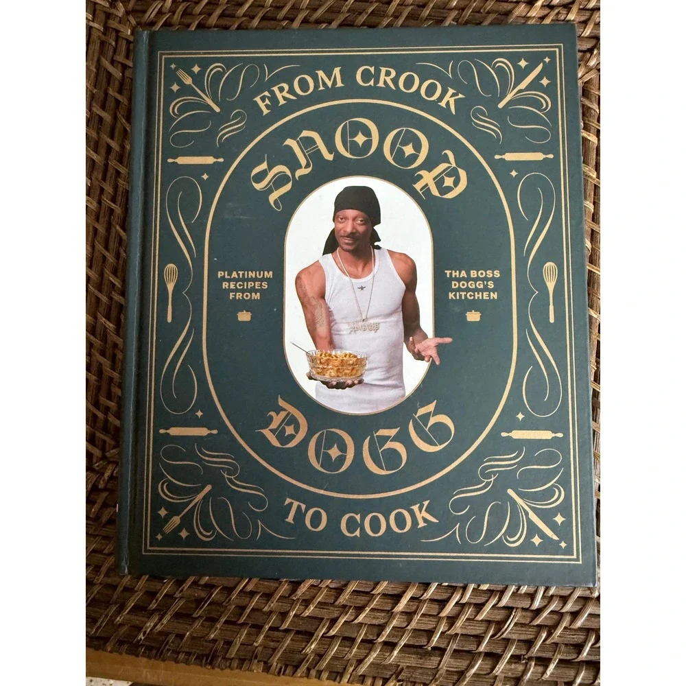 Snoop Dogg From Crook to Cook Platinum Recipes Cookbook Hardcover Martha Stewart